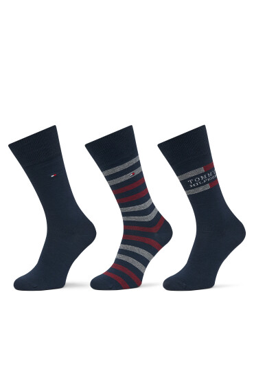 Tommy Hilfiger Дълги чорапи 701235376 Тъмносин - Mera.bg