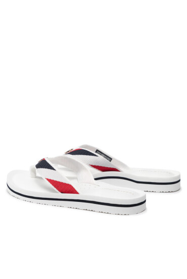 Tommy Hilfiger Джапанки Th Stripy Comfort Beach Sandal FW0FW06446 White YBR - Mera.bg