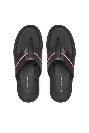 Tommy Hilfiger Джапанки Core Hilfiger Toe Post Lh Sandal FM0FM05416 Черен - Mera.bg