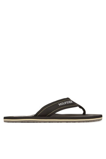 Tommy Hilfiger Джапанки Hilfiger H Padded Beach Sandal FM0FM05536 Черен - Mera.bg