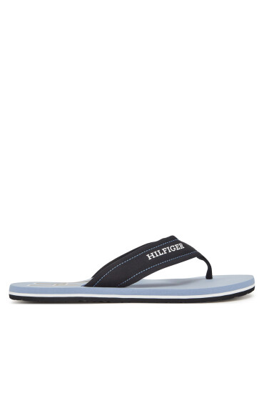 Tommy Hilfiger Джапанки Hilfiger H Padded Beach Sandal FM0FM05536 Тъмносин - Mera.bg