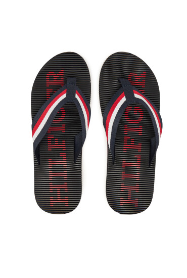 Tommy Hilfiger Джапанки Massage Beach Sandal FM0FM05443 Тъмносин - Mera.bg