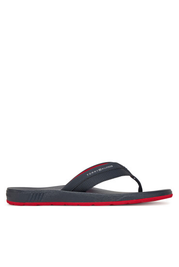 Tommy Hilfiger Джапанки Molded Hilfiger Beach Sandal FM0FM05361 Тъмносин - Mera.bg