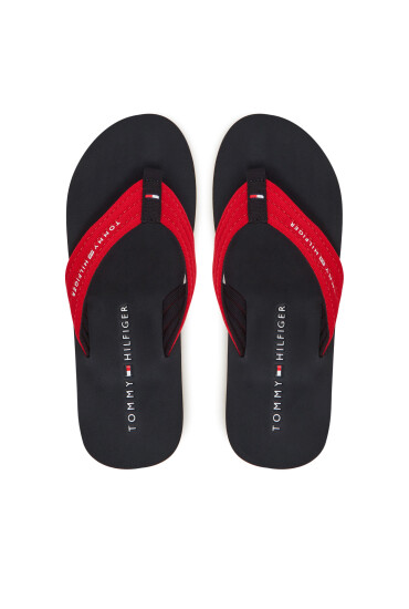 Tommy Hilfiger Джапанки Nyc Beach Sandal FM0FM05437 Червен - Mera.bg