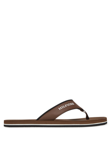 Tommy Hilfiger Джапанки Padded Comfort Hilfiger B Sandal FM0FM05440 Кафяв - Mera.bg