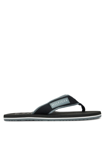Tommy Hilfiger Джапанки Patch Hilfiger Beach Sandal FM0FM05435 Черен - Mera.bg