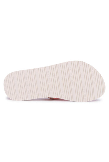Tommy Hilfiger Джапанки Th Embossed Flat Beach Sandal FW0FW04805 Island Coral SN7 - Mera.bg