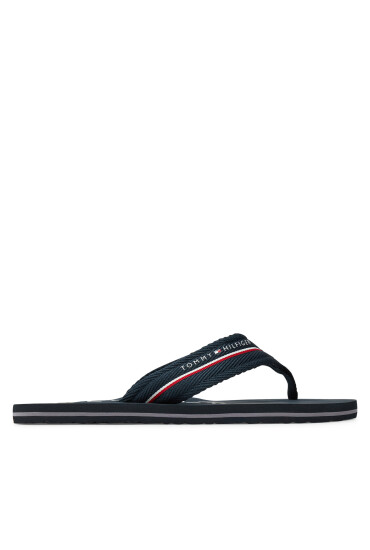 Tommy Hilfiger Джапанки Web Beach Sandal FM0FM05340 Тъмносин - Mera.bg