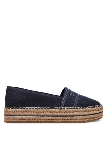 Tommy Hilfiger Еспадрили Denim Platform Espadrille FW0FW08543 Тъмносин - Mera.bg
