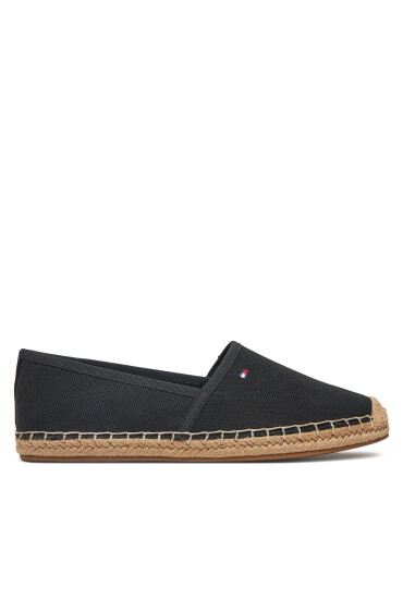 Tommy Hilfiger Еспадрили Flag Canvas Espadrille FW0FW08541 Черен - Mera.bg