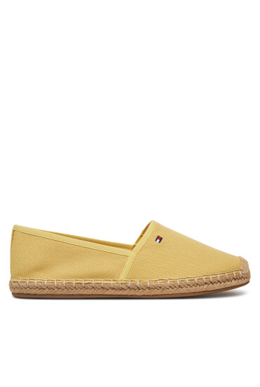 Tommy Hilfiger Еспадрили Flag Canvas Espadrille FW0FW08541 Жълт - Mera.bg