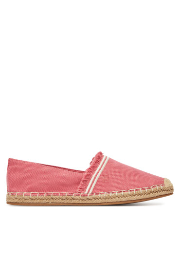 Tommy Hilfiger Еспадрили Fringe Canvas Closed Espadrille FW0FW08881 Розов - Mera.bg