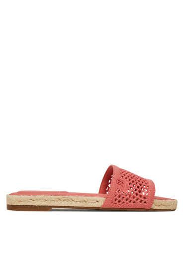 Tommy Hilfiger Еспадрили Knit Mesh Espadrille Flat Sandal FW0FW08744 Коралов - Mera.bg