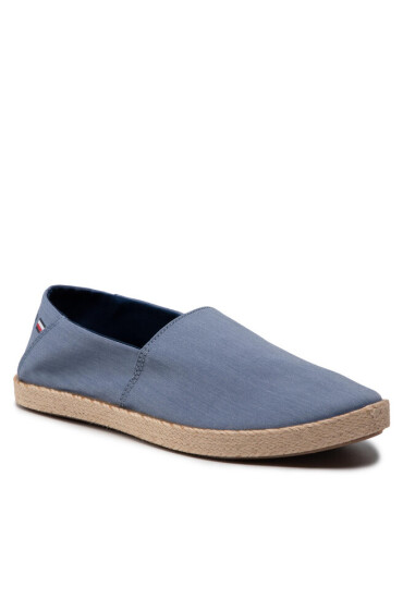 Tommy Hilfiger Еспадрили Recycled Chambray Slip On FM0FM03966 Twilight Indigo C5F - Mera.bg