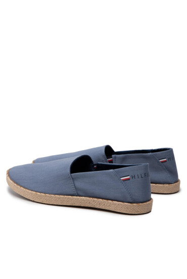 Tommy Hilfiger Еспадрили Recycled Chambray Slip On FM0FM03966 Twilight Indigo C5F - Mera.bg
