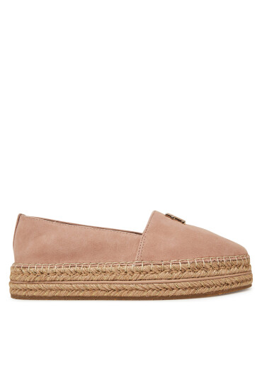 Tommy Hilfiger Еспадрили Suede Platform Espadrille FW0FW08586 Бежов - Mera.bg