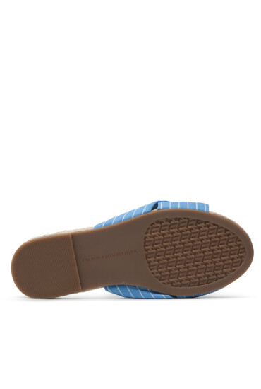 Tommy Hilfiger Еспадрили Th Stripes Flat Espadrille FW0FW06529 Светлосиньо - Mera.bg