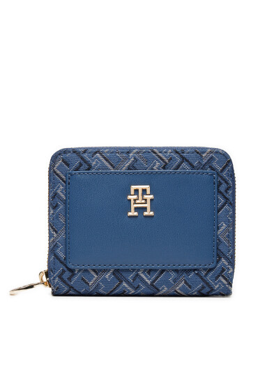 Tommy Hilfiger Голям дамски портфейл AW0AW16325 Тъмносин - Mera.bg