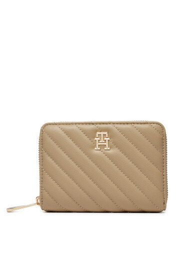 Tommy Hilfiger Голям дамски портфейл AW0AW17017 Бежов - Mera.bg