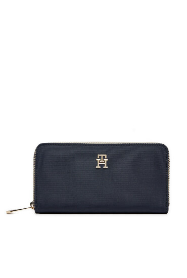 Tommy Hilfiger Голям дамски портфейл AW0AW17089 Тъмносин - Mera.bg