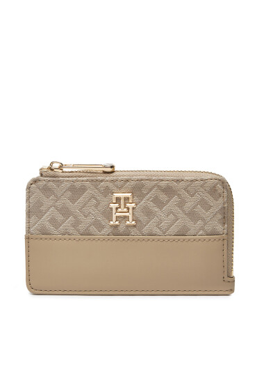 Tommy Hilfiger Голям дамски портфейл AW0AW17152 Бежов - Mera.bg