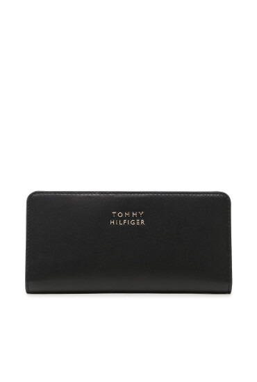 Tommy Hilfiger Голям дамски портфейл Casual Chic Leather Large Wallet AW0AW14916 BDS - Mera.bg