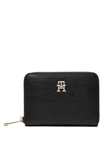 Tommy Hilfiger Голям дамски портфейл Chic Med Za AW0AW16330 Черен - Mera.bg