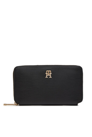Tommy Hilfiger Портфейл Iconic Tommy Large Za AW0AW16009 Черен - Mera.bg