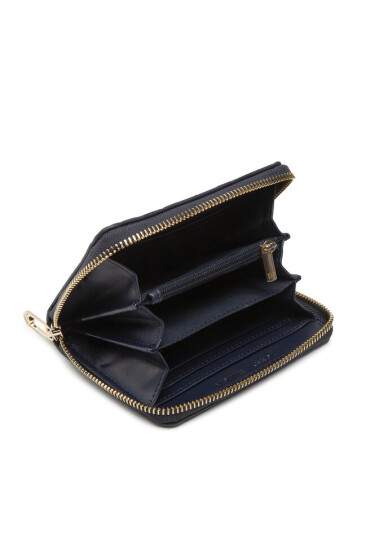 Tommy Hilfiger Дамски портфейл Iconic Tommy Med Za Mono AW0AW14342 Тъмносин - Mera.bg