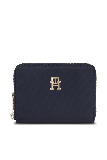 Tommy Hilfiger Голям дамски портфейл Poppy Med Za AW0AW15278 Тъмносин - Mera.bg