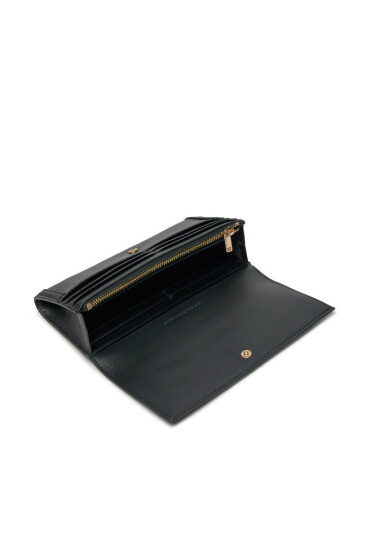 Tommy Hilfiger Голям дамски портфейл Th Central Cc And Coin Черен - Mera.bg