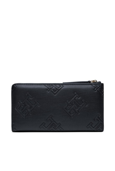 Tommy Hilfiger Голям дамски портфейл Th Central Cc And Coin Тъмносин - Mera.bg