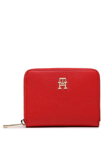 Tommy Hilfiger Голям дамски портфейл Th Emblem Med Za AW0AW14649 SNE - Mera.bg