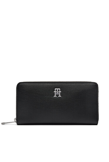 Tommy Hilfiger Голям дамски портфейл Th Essential Sc Large Za AW0AW16093 Черен - Mera.bg