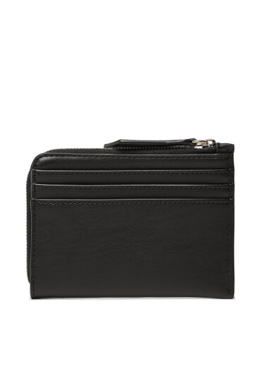 Tommy Hilfiger Голям дамски портфейл Th Feminne Med Slim Wallet AW0AW14889 Черен - Mera.bg