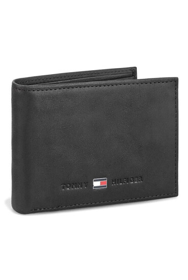Tommy Hilfiger Голям мъжки портфейл Johnson Mini Cc Flap And Coin Pocket AM0AM00662/82568 Черен - Mera.bg