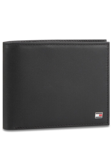 Tommy Hilfiger Портфейл Eton Cc And Coin Pocket AM0AM00651 Черен - Mera.bg