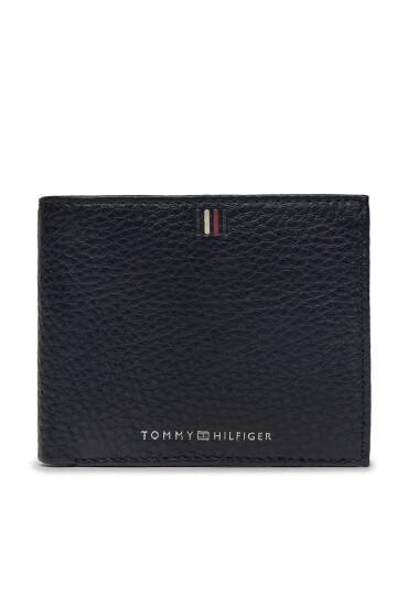 Tommy Hilfiger Голям мъжки портфейл Th Central Cc And Coin AM0AM11855 Тъмносин - Mera.bg