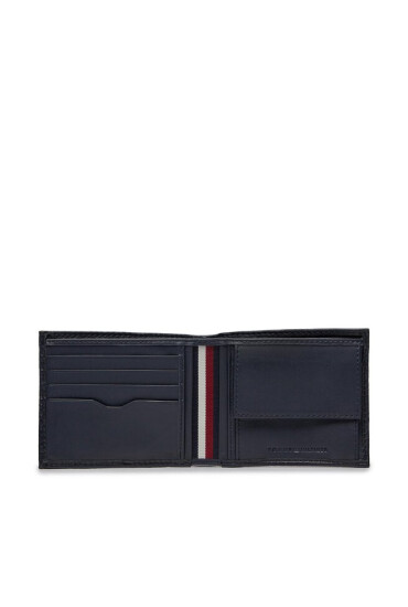Tommy Hilfiger Голям мъжки портфейл Th Central Cc And Coin AM0AM11855 Тъмносин - Mera.bg