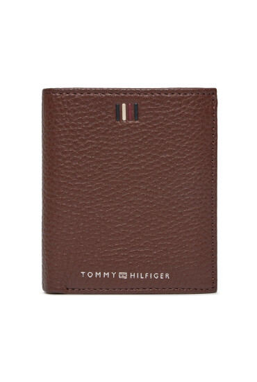 Tommy Hilfiger Голям мъжки портфейл Th Central Trifold AM0AM11851 Кафяв - Mera.bg