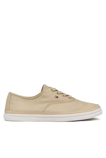 Tommy Hilfiger Гуменки Essential Kesha Lace Sneaker FW0FW06955 Бежов - Mera.bg