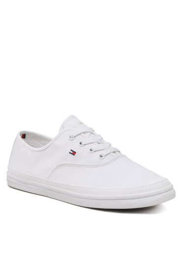 Tommy Hilfiger Гуменки Essential Kesha Lace Sneaker FW0FW06955 White YBS - Mera.bg