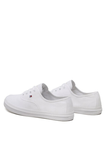 Tommy Hilfiger Гуменки Essential Kesha Lace Sneaker FW0FW06955 White YBS - Mera.bg