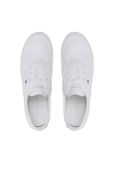 Tommy Hilfiger Гуменки Essential Kesha Lace Sneaker FW0FW06955 White YBS - Mera.bg