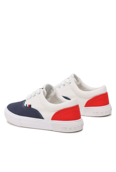 Tommy Hilfiger Гуменки Low Cut Lace-Up Sneaker T3X9-32826-0890 M Blue/White/Red Y004 - Mera.bg