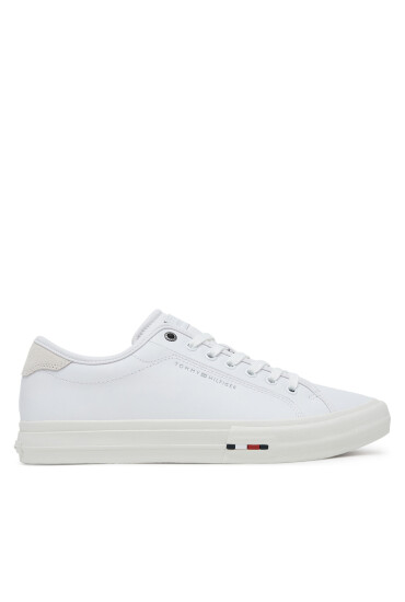 Tommy Hilfiger Гуменки Th Hi Vulc Street Stitch FM0FM05645 Бял - Mera.bg