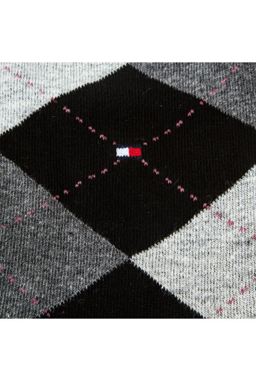 Tommy Hilfiger Комплект 2 чифта дълги чорапи дамски 443016001 200 Black 35/38 - Mera.bg