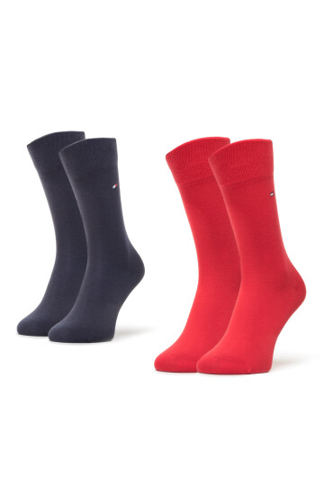 Tommy Hilfiger Дълги чорапи 391334 Червен - Mera.bg