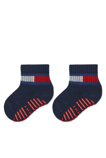 Tommy Hilfiger Дълги чорапи 701226500 Тъмносин - Mera.bg