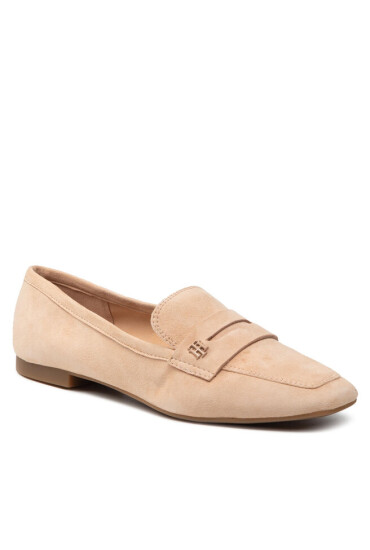Tommy Hilfiger Лоуфъри Feminine Flat Loafer FW0FW06161 Sandrift ABR - Mera.bg